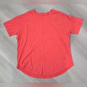 Aerie Men's Short Sleeve Tee in Coral